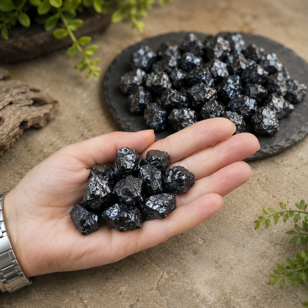 Elite Shungite stone with high carbon content