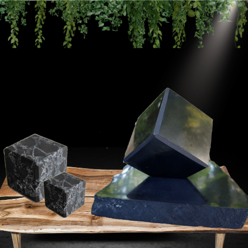 Shungite cubes